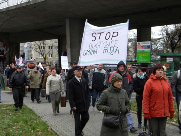 Pikieta protestacyjna w Warszawie