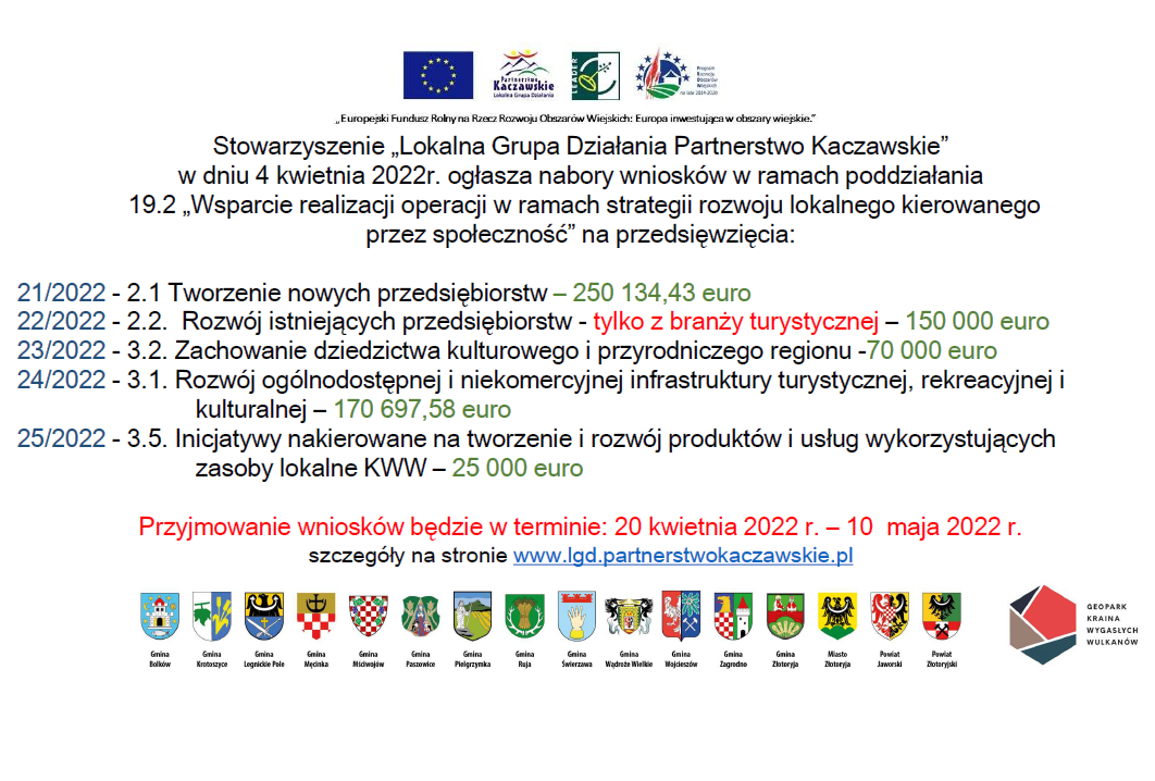 Ogłoszenie kolejnych naborów w ramach PROW 2014-2020